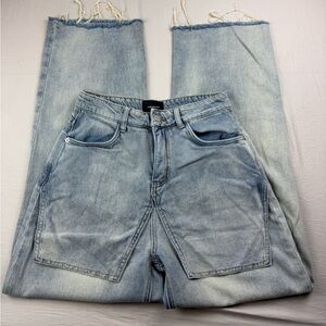 GOD’ WEALTH women’s Light Blue Jeans
